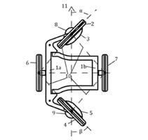 Early drawing of the wheelframe